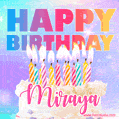 Funny Happy Birthday Miraya GIF