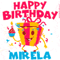 Funny Happy Birthday Mirela GIF