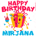 Funny Happy Birthday Mirjana GIF