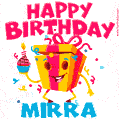 Funny Happy Birthday Mirra GIF