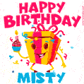 Funny Happy Birthday Misty GIF