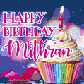 Happy Birthday Mithran - Lovely Animated GIF