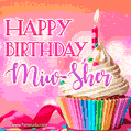 Happy Birthday Miw-Sher - Lovely Animated GIF