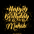Happy Birthday Card for Mohab - Download GIF and Send for Free