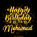 Happy Birthday Card for Mohamad - Download GIF and Send for Free