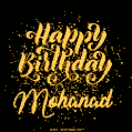 Happy Birthday Card for Mohanad - Download GIF and Send for Free