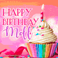 Happy Birthday Moll - Lovely Animated GIF
