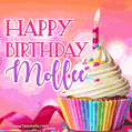 Happy Birthday Mollee - Lovely Animated GIF