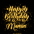 Happy Birthday Card for Momin - Download GIF and Send for Free