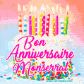 Joyeux anniversaire, Monserrat! - GIF Animé
