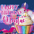 Happy Birthday Montae - Lovely Animated GIF