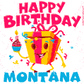 Funny Happy Birthday Montana GIF