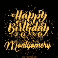 Happy Birthday Card for Montgomery - Download GIF and Send for Free