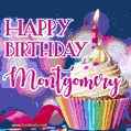 Happy Birthday Montgomery - Lovely Animated GIF