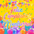 Feliz Cumpleaños Montserrat (GIF)