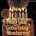 Alles Gute zum Geburtstag Montserrat (GIF)