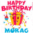 Funny Happy Birthday Morag GIF