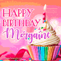 Happy Birthday Morgaine - Lovely Animated GIF