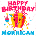 Funny Happy Birthday Morrigan GIF