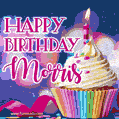 Happy Birthday Morris - Lovely Animated GIF