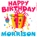Funny Happy Birthday Morrison GIF