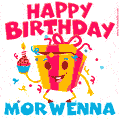 Funny Happy Birthday Morwenna GIF