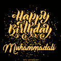Happy Birthday Card for Muhammadali - Download GIF and Send for Free