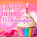 Happy Birthday Mukantagara - Lovely Animated GIF