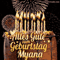 Alles Gute zum Geburtstag Myana (GIF)