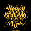 Happy Birthday Card for Myer - Download GIF and Send for Free