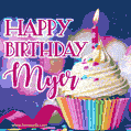 Happy Birthday Myer - Lovely Animated GIF