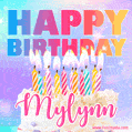 Funny Happy Birthday Mylynn GIF