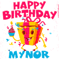 Funny Happy Birthday Mynor GIF