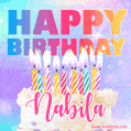 Funny Happy Birthday Nabila GIF