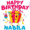 Funny Happy Birthday Nabila GIF