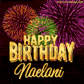 Wishing You A Happy Birthday, Naelani! Best fireworks GIF animated greeting card.