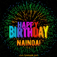 New Bursting with Colors Happy Birthday Nainoa GIF and Video with Music
