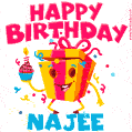 Funny Happy Birthday Najee GIF