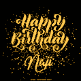 Happy Birthday Card for Naji - Download GIF and Send for Free