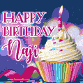 Happy Birthday Naji - Lovely Animated GIF