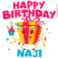 Funny Happy Birthday Naji GIF