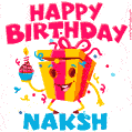 Funny Happy Birthday Naksh GIF