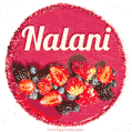 Happy Birthday Cake with Name Nalani - Free Download