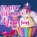 Happy Birthday Napoleon - Lovely Animated GIF