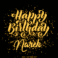 Happy Birthday Card for Narek - Download GIF and Send for Free