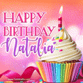 Happy Birthday Natalia - Lovely Animated GIF