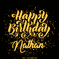 Happy Birthday Card for Nathan - Download GIF and Send for Free