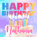 Funny Happy Birthday Nathania GIF