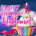 Happy Birthday Nathaniel - Lovely Animated GIF