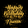 Happy Birthday Card for Naveen - Download GIF and Send for Free
